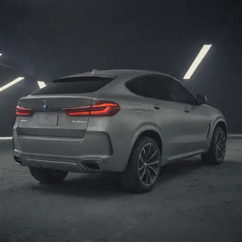 BMW X6 - The Sculptural and Expressive Rear Design of the BMW X6